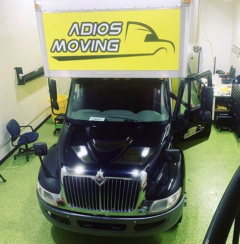Adios Moving LLC Service Truck Picture